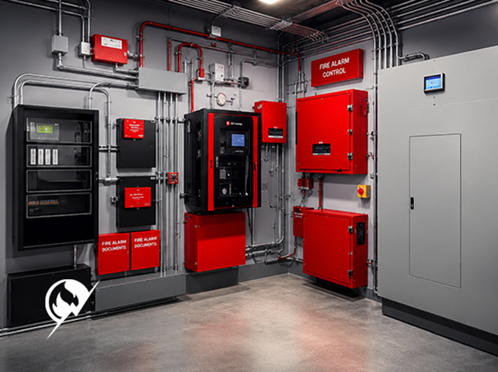 Fire alarm control panels and electrical installation